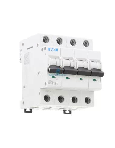 Disjoncteur Eaton Faz6-c10/4 6ka 4p c 10a
