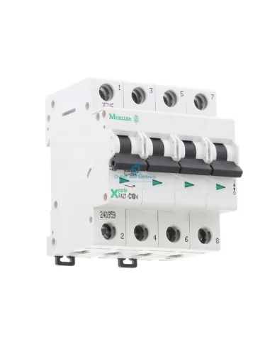 Disjoncteur Eaton Fazt-c10/4 15ka 4p c 10a