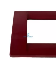 Vimar 16736.05 Placca Classica 6 Moduli Amaranto Serie Idea