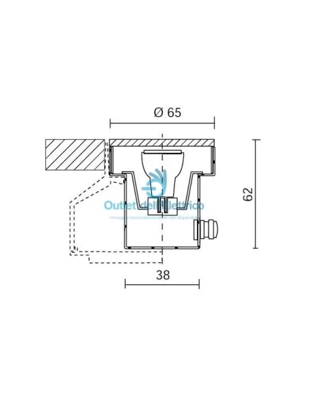 Side E8391-LBC-SM Olodium micro 230v luce calda