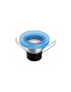Seitlich E8391-LBU Ol.micro bündig eingebaut mit blauer LED