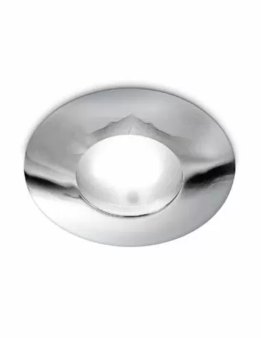 Side 2803 Chrome 65mm dichroic recessed spotlight with lamp