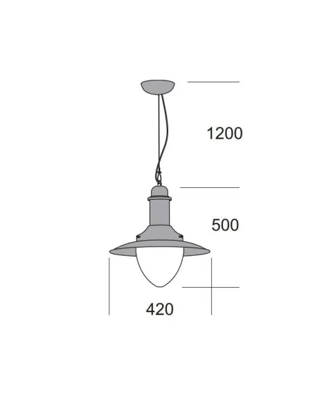 Krea Design 71538 Zeus lampada rame Krea Design 71538 Zeus lampada rame