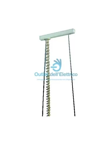 Side 36001 Sospensione columbia singola bianca