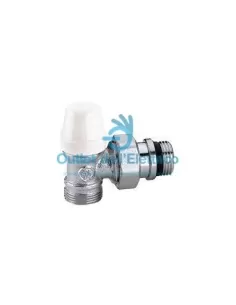 Caleffi 342302 1/2 angle copper lockshield