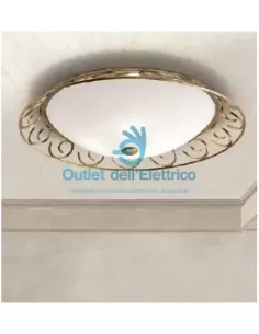 Lam Export 4370/PL65 E27 ceiling light, dark brown