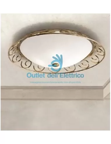 Lam Export 4370/PL65 E27 ceiling light, dark brown