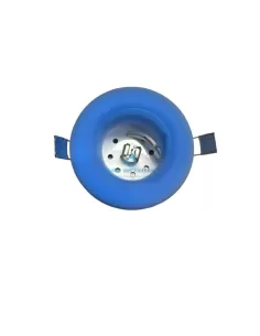 Relco 24075 Es.kristall satiniertes blaues Glas 50w g5,3 s/l-s/t ip20