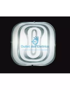 Kundalini K932AREU Mandala rashid small silver glass wall lamp