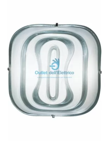 Lampe murale Kundalini K932AREU Mandala Rashid, petite lampe en verre argenté