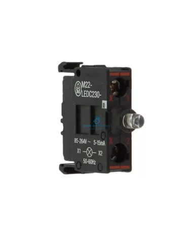 Eaton M22-cled-r LED rouge 18-30 Vca/cc à montage frontal