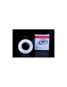 Relco 24435 Ec.luz s 12v gx5.3 fija marfil 2