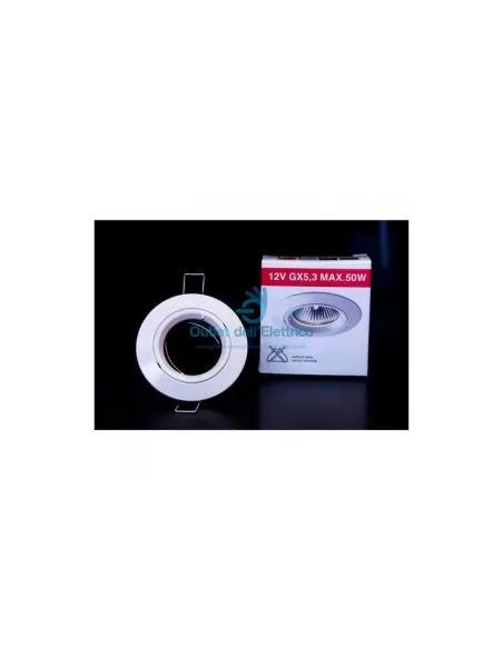 Relco 24435 Ec.luz s 12v gx5.3 fija marfil Relco 24435 Ec.luz s 12v gx5.3 fija marfil