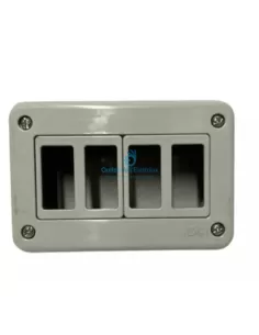Elettrocanali EC300A4V Contenedor para 2+2 luminarias verticales Gewiss, bticino