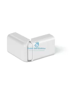 Scame Parre 876.AE4020 Esquina exterior 40x20 blanco