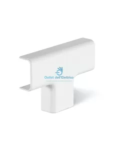 Raccord en T Scame Parre 876.GT4020 40x20 blanc