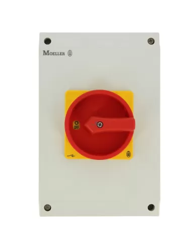 Eaton P3-63/i4/svb 3-pole enclosed switch disconnector with emergency stop