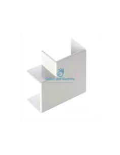 Elettrocanali ECAP10060B Flat corner for duct size 100x60 white