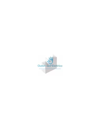 Elettrocanali ECAP4040B Angolo piano per canale dim. 40x40 bianco