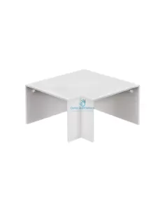 Angle plat Elettrocanali ECAP6040B pour rail blanc 60x40