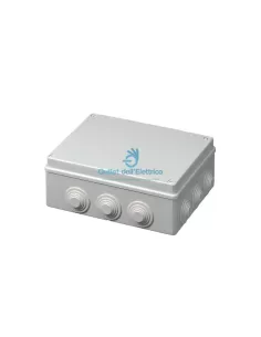 EC400C7 electrical channels IP55 junction box 240x190x90