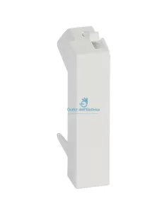 Bticino 687058 Demi-module de bouton faux pôle Vela blanc