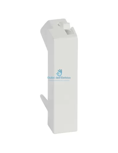 Bticino 687058 Demi-module de bouton faux pôle Vela blanc