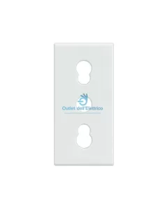 Bticino 687576 Vela white socket cover 2p+t 10/16a