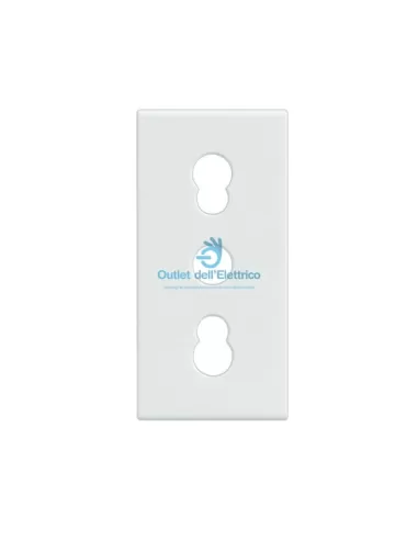 Couvercle de prise Vela blanc Bticino 687576 2P+T 10/16A