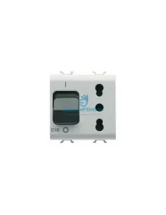 Gewiss GW10311 Pr.int. int.magn.2m 1p+n 16a p17/11 weiß