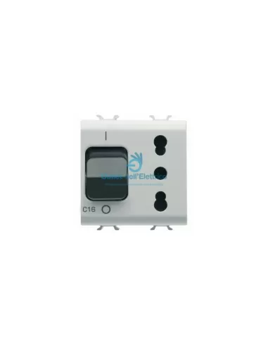 Gewiss GW10311 Pr.int. int.magn.2m 1p+n 16a p17/11 weiß