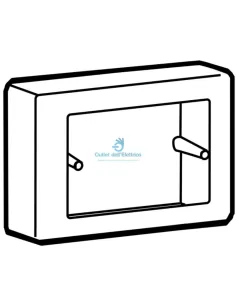 Bticino 647961 Elevador Dlp para cajas de equipos de vela/cuadrados