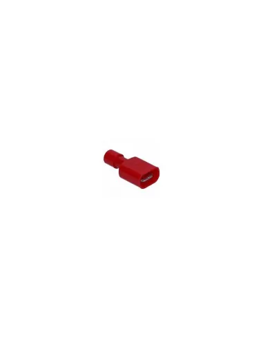 Cembre RF-M608P Raccord mâle rouge 6.35x0.8 entièrement isolé.