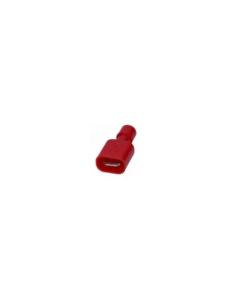 Cembre RF-M608P Raccord mâle rouge 6.35x0.8 entièrement isolé.