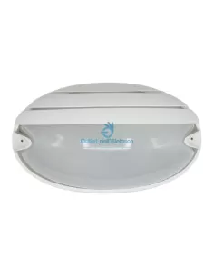 Performance in lighting 005729 Chip ovale 25 grill bianca 2x9w 2