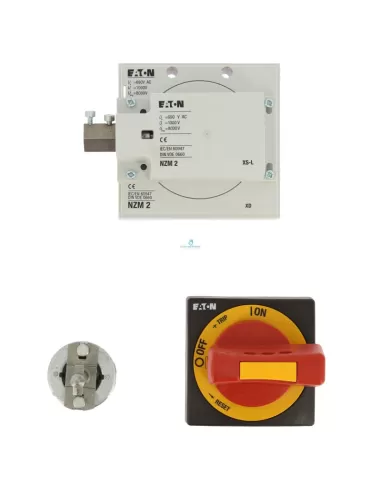 Eaton Nzm2-xsr-l kit interruttore generale laterale sinistra maniglia rossa
