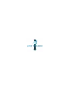 Poliplast 400441 Lampe de jardin Letizia 700cm noir
