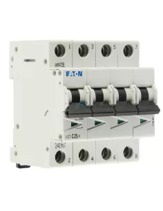 Disjoncteur Eaton Fazt-c25/4 15ka 4p c 25a