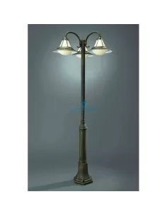 Philips 15215/42/10 Sofia 3-light pole lamp h 203 black and antique gold