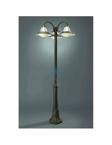 Philips 15215/42/10 Sofia 3-light pole lamp h 203 black and antique gold