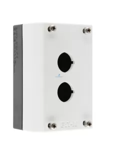 Eaton M22-i2 2-hole enclosure, black/grey