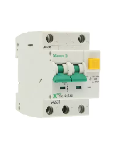 Eaton Pkn6-6/2/c/03 disyuntor diferencial 6a 2p c 300ma ac