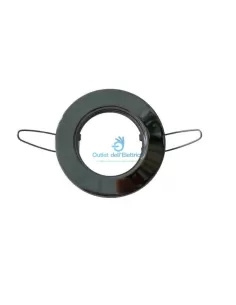 Secom 286 verchromter Einbaustrahler mit Lampe, IP20, Gx5,3, 12 V, verstellbar