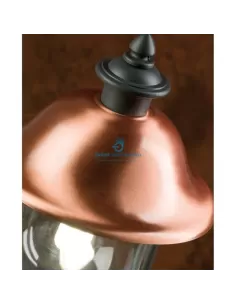 Homega lido' applique supérieure 100w e27 ip44 cuivre 2