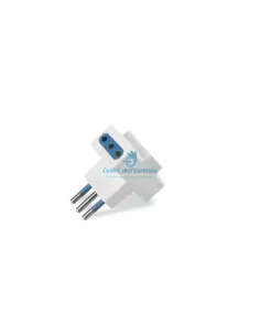 Scame Parre 144.455 Adaptador celeste 3 salidas 2p+t 10a
