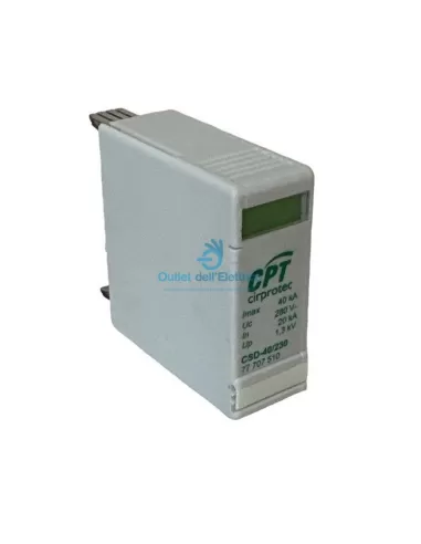 Cartucho sobretensión cirprotec csd-40/230 40ka