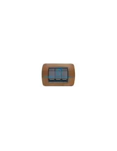 Bticino L4803LNC 3-teiliger Teller legn.noce , europ.living i