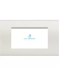 Bticino LNA4804BI 4p white plate