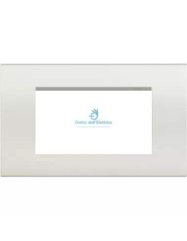 Bticino LNA4804BI placca 4p bianca