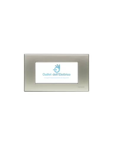 Bticino N4804TA 4p light titanium plate